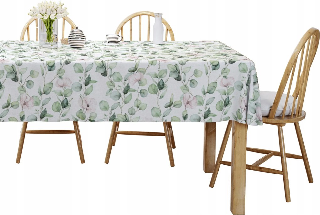 Abrosz Asztalra 85x85 Fehér Pipacs 4272A