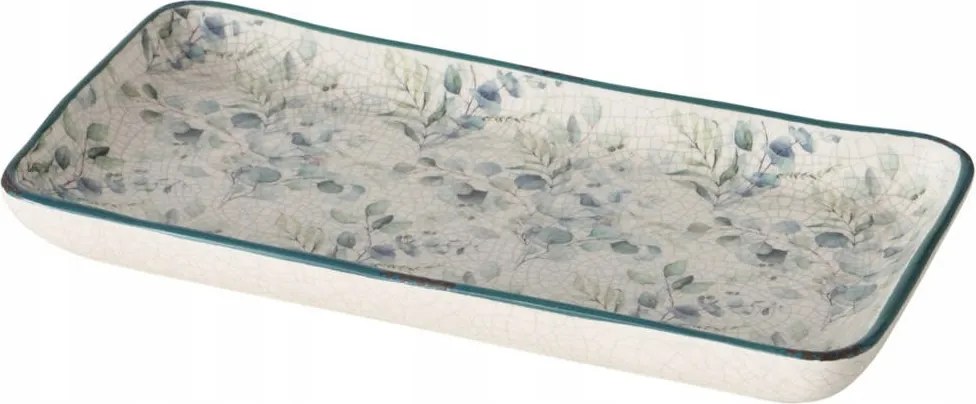 Kerámia Tálca Apróságoknak 26x13 fehér