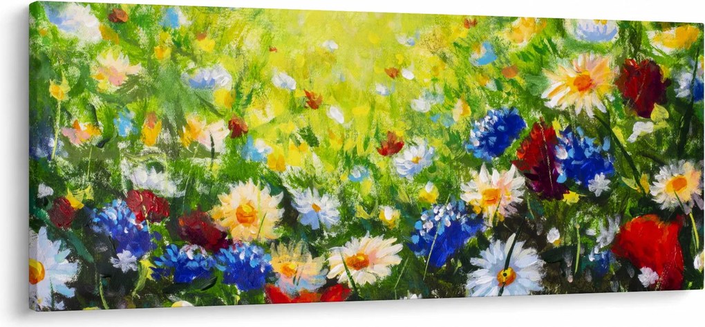 Vadvirágok képe (120x50 cm)