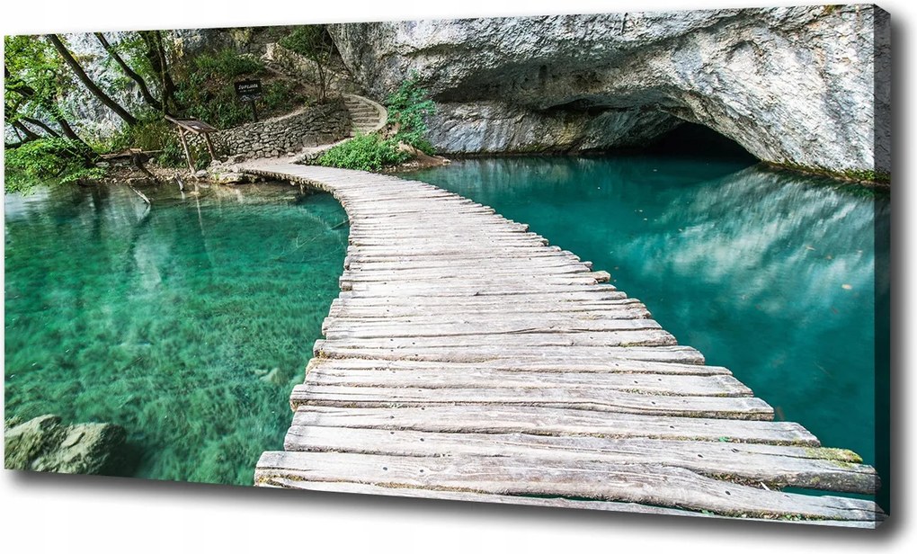 Vászonkép Plitvicei-tavak 100x70 cm