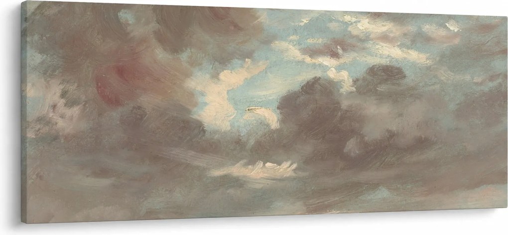 Kép - John Constable, Cloud Study Stormy Sunset, reprodukciók (120x50 cm)