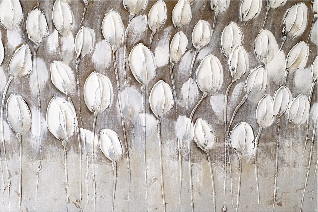 Kép - Strukturált tulipánok (90x60 cm)