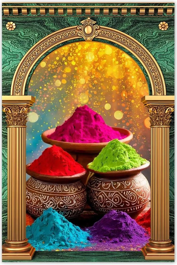 Poszterek 80x120 Színfesztivál Színes porok