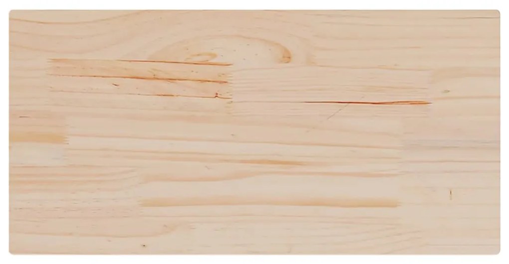 4 db tömör fenyőfa téglalap alakú asztallap 90 x 45 x 1,7 cm