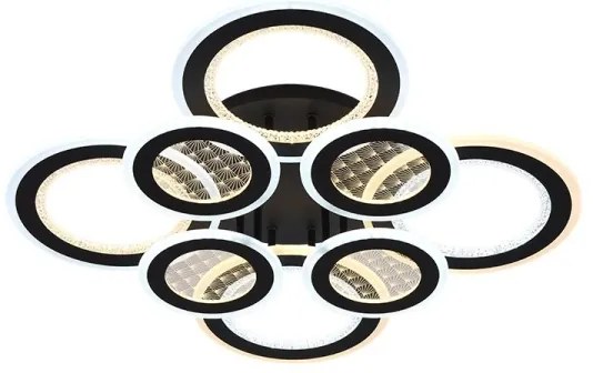 LED Dimmelhető felületre szerelhető csillár LED/200W/230V 3000-6500K + távirányítás