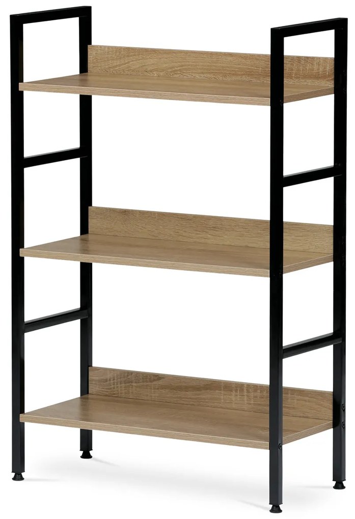 Polcos állvány GD-313 OAK Denny, 3 polc, 60 x 27,5 x 92,5 cm, 3 emelet