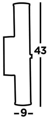 Searchlight 63125-1GO - LED Fürdőszobai lámpa CLAMP LED/18W/230V IP44 arany