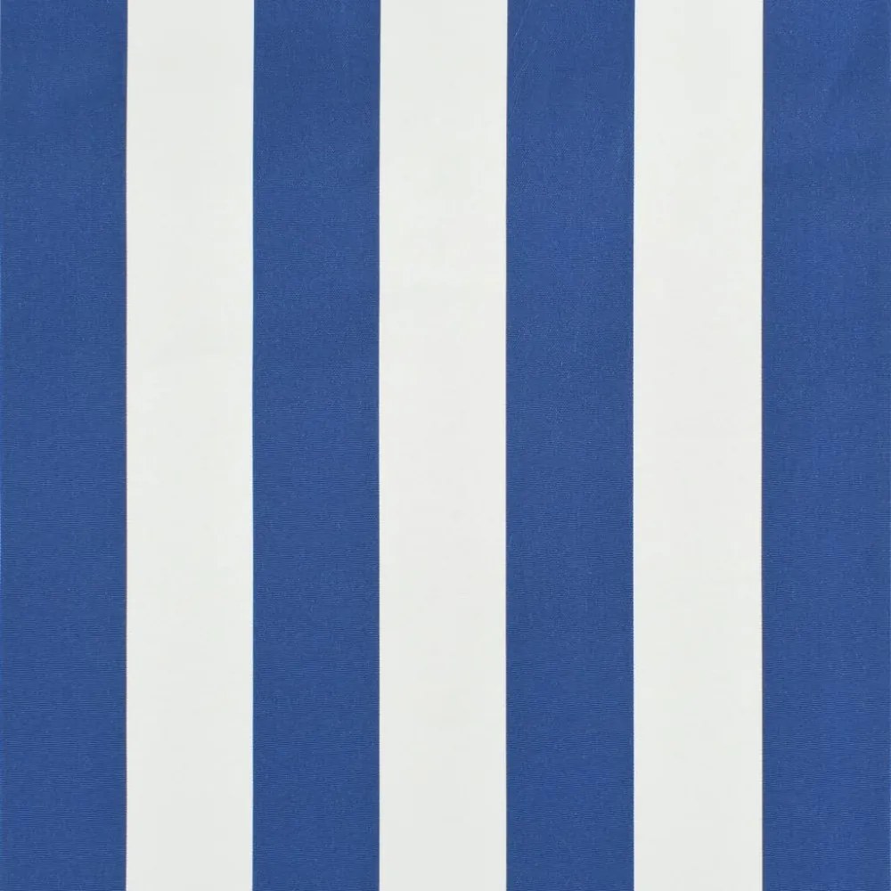 feltekerhető kék és fehér napellenző 100 x 150 cm