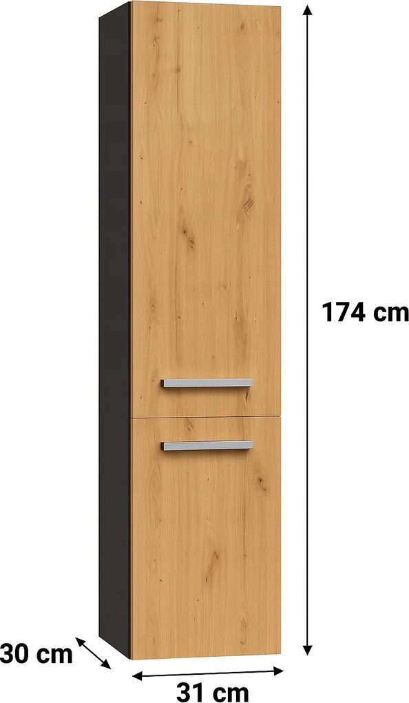 Fürdőszobaoszlop Nel II Antracit Artisan