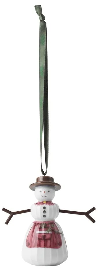 Porcelán kézzel festett karácsonyfadísz ø 4,5 cm Hammershøi Snowwife – Kähler Design