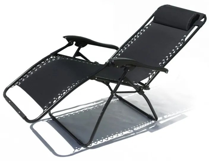 ROJAPLAST Kerti szék összecsukható 2320 OXFORD Fekete