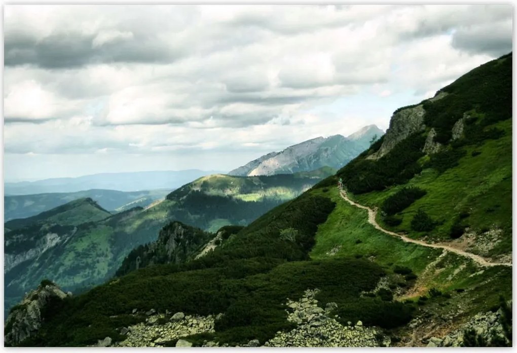 Poszterek 155x105 Tátra Lengyel hegyek Kilátás