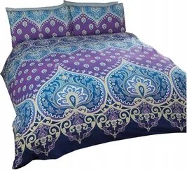 Exkluzív Lila Szürke Ágyneműhuzat 200x200 2 Pósz