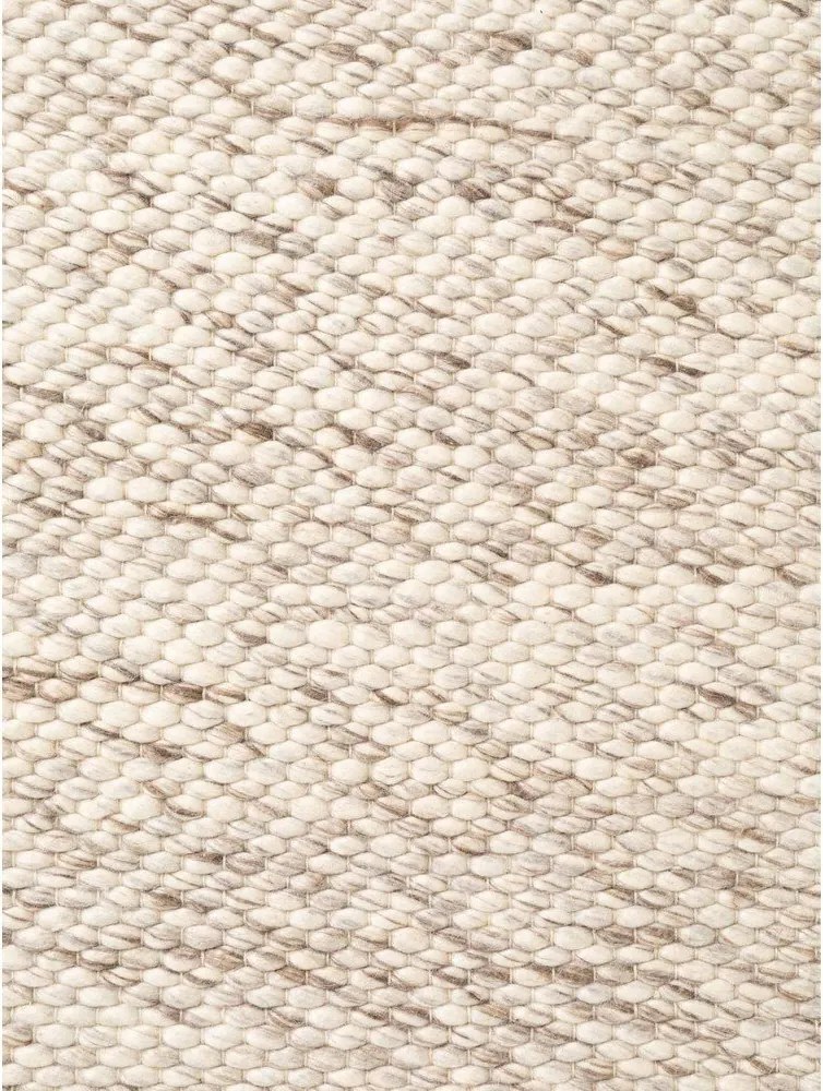 Bézs-natúr színű kézi szövésű gyapjú szőnyeg 160x230 cm Lyon Beans – Elle Decoration