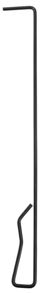 acél kerti tűzhely piszkavassal 39 x 39 x 90 cm