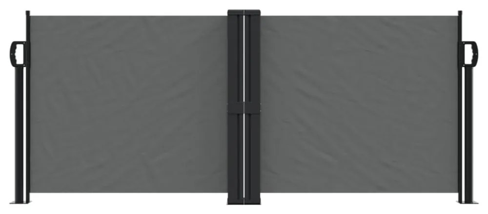 antracitszürke behúzható oldalsó napellenző 100 x 1000 cm