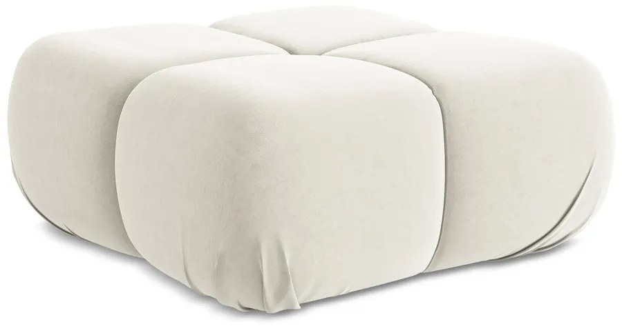 Fehér bársony moduláris lábtartó Lokua – Makamii