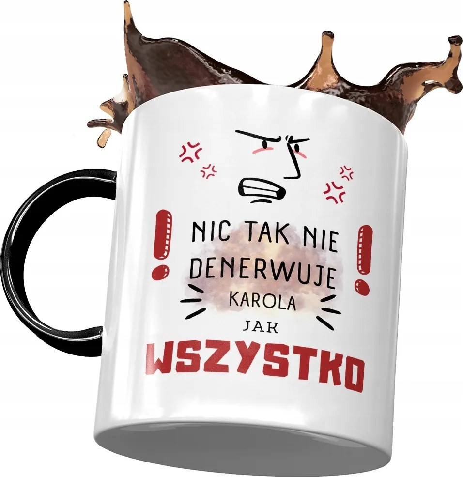 Fekete Bögre Károly Férj Kollégának Ajándék Nyomtatott Fotóval