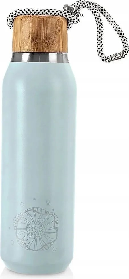 Termosz thermo acél palack Kulacs Kék Vákuumos 580 ml Orion