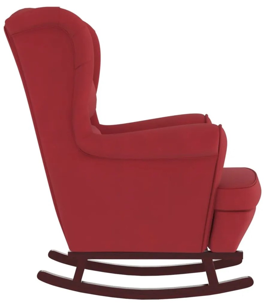 Borvörös Bársony és Tömörfa Hintaszék