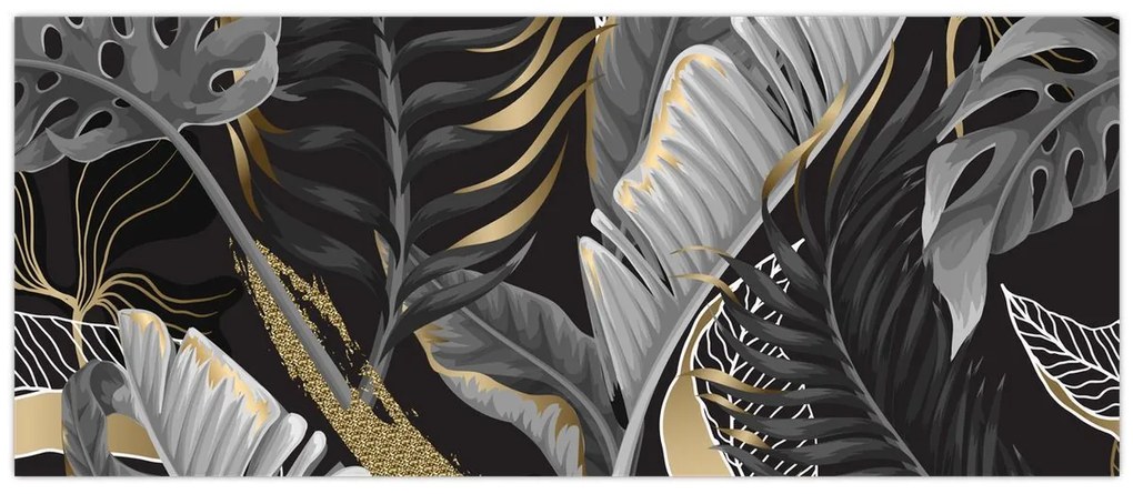 Kép - Arany dzsungel (120x50 cm)