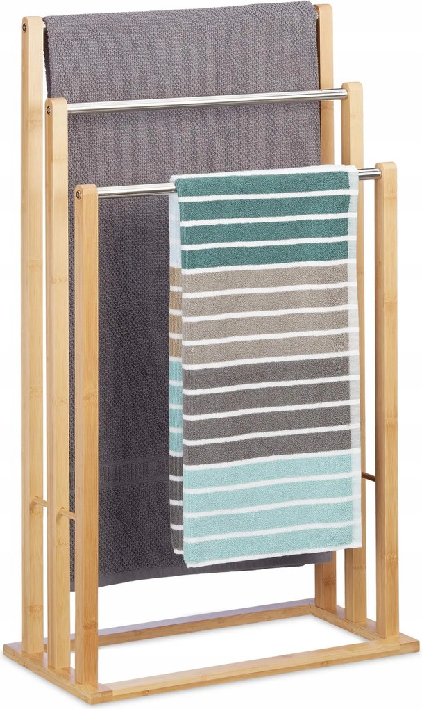 Törölközőtartó állvány Relaxdays 84 x 48 x 26 cm