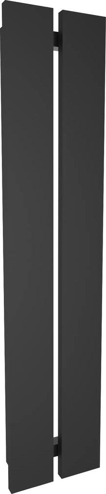 Dekorációs Radiátor Luxor H1000 L220 Fekete