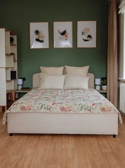 Lenvászon steppelt paplan ágytakaró Len (színek, méretek) Lengyel gyártás