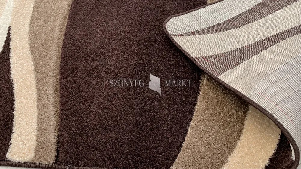 Comfort 4784 barna modern szőnyeg 80 cm-es szett