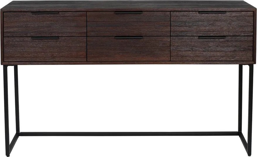 Sötétbarna teakfa komód Webster – White Label