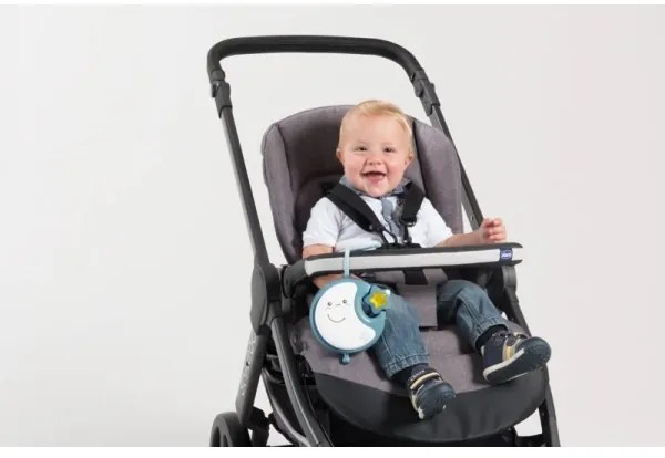 Chicco - Kiságy forgó dallammal 3in1 NEXT2DREAMS 3xAA kék