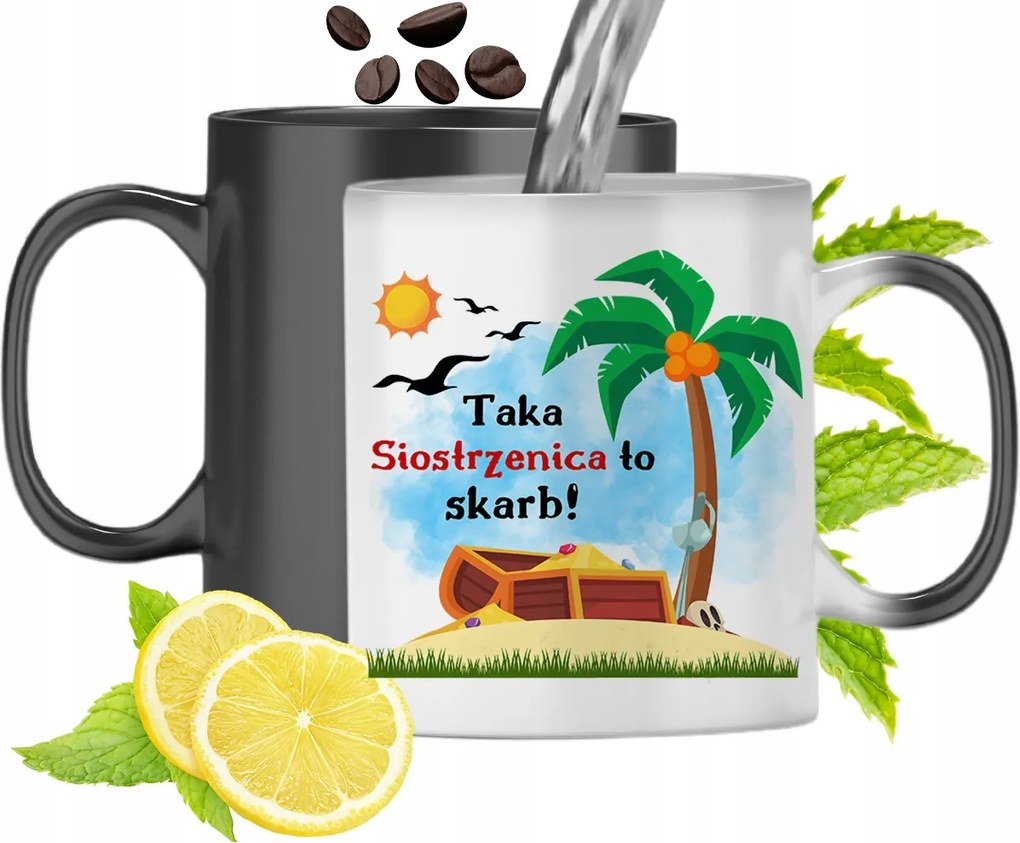 Mágikus Bögre Unokahúgnak Színváltós, fényképes nyomattal