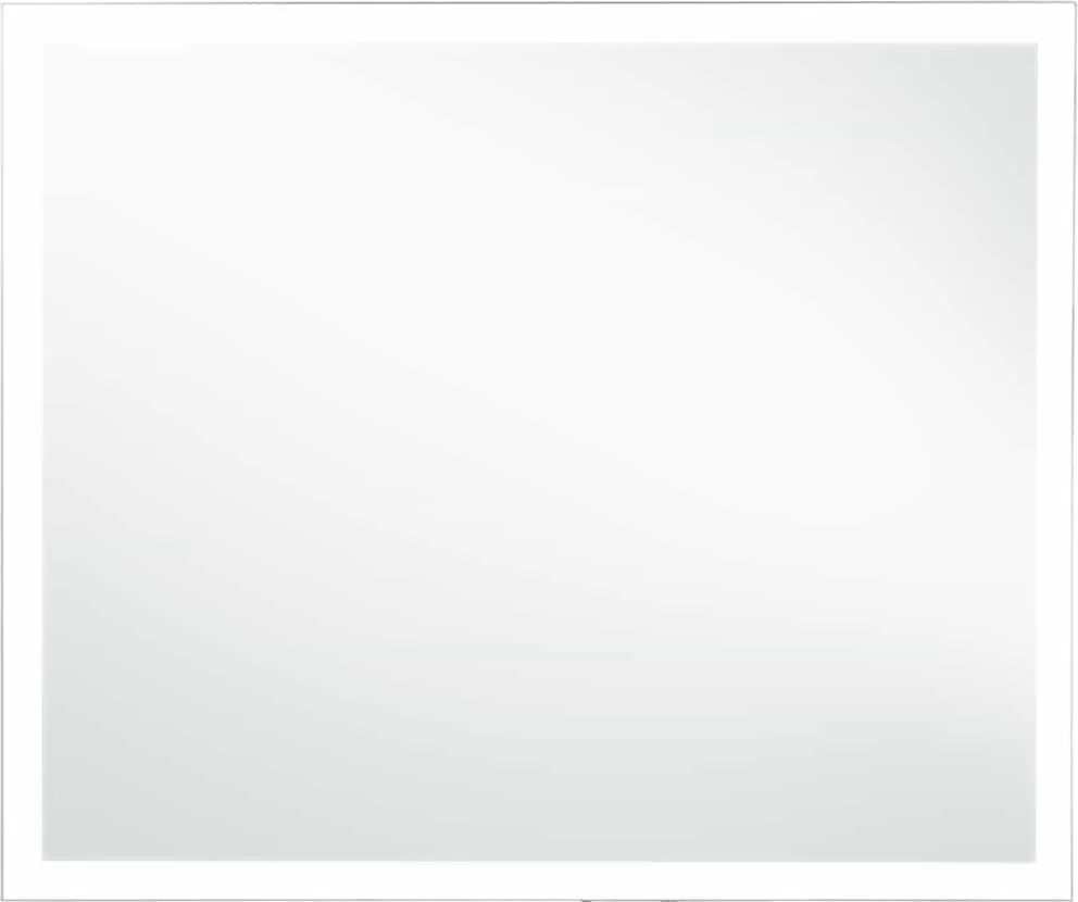 vidaXL LED-es fürdőszobai falitükör 80 x 60 cm