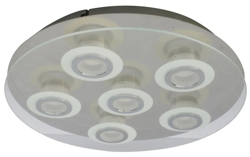 Italux FLAVIO MD14088-06B CH Süllyesztett mennyezeti lámpa 6x5,5W/LED