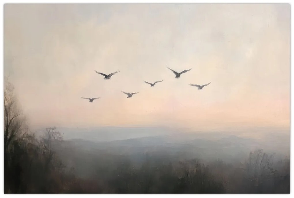 Kép - Madárcsapat (90x60 cm)