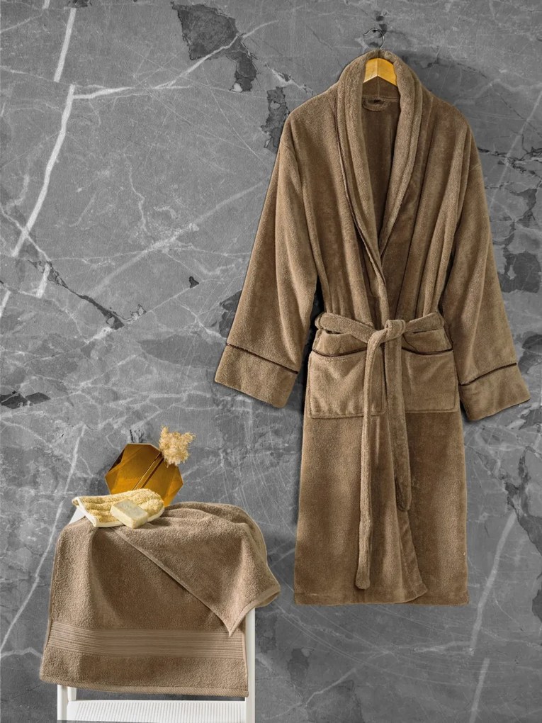 Exclusive bézs fürdőköpeny