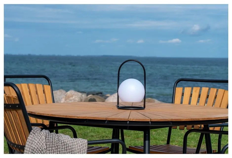 Teakfa kerek étkezőasztal ø 130 cm Cleveland – House Nordic