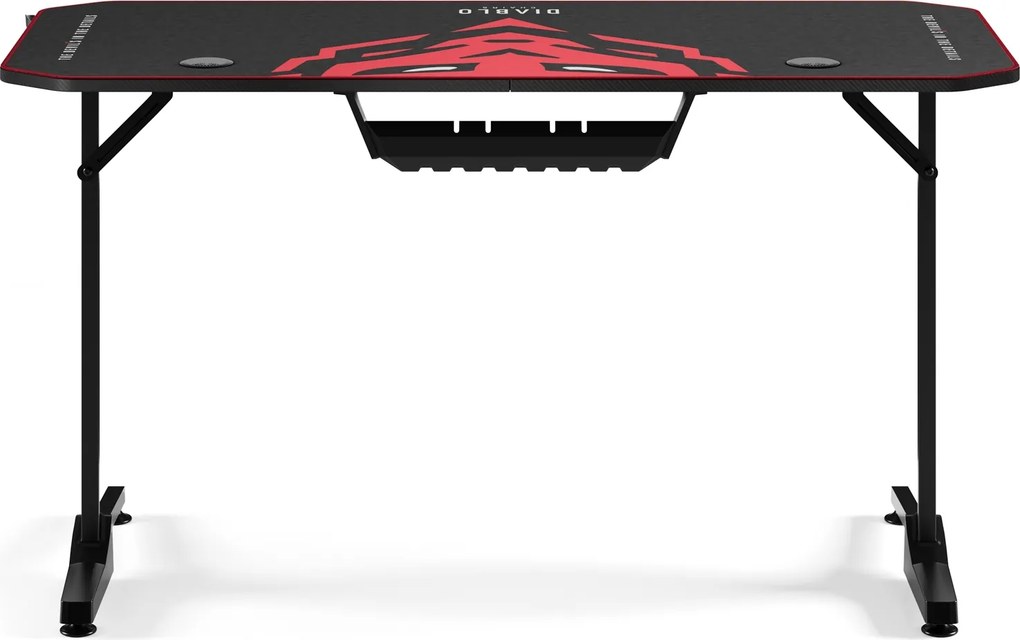 Gamer asztal 140 cm fekete: Diablo X-Mate 1400