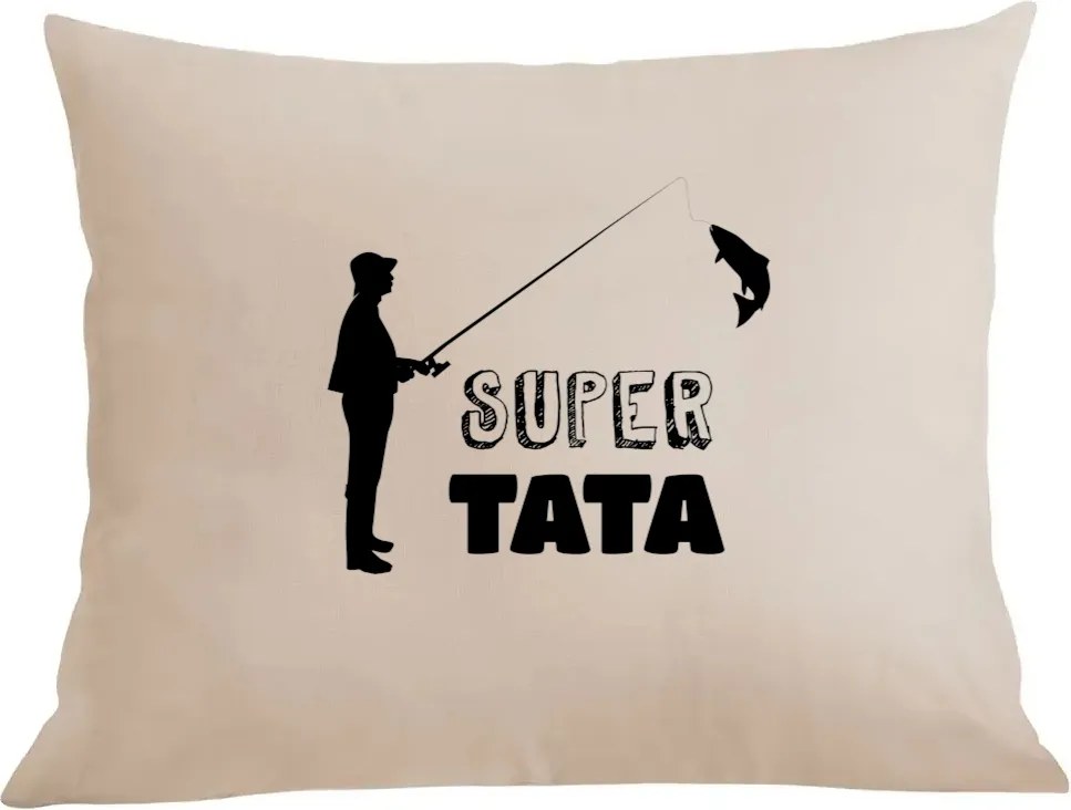 Párna párnahuzat nyomott mintás Tata Horgász