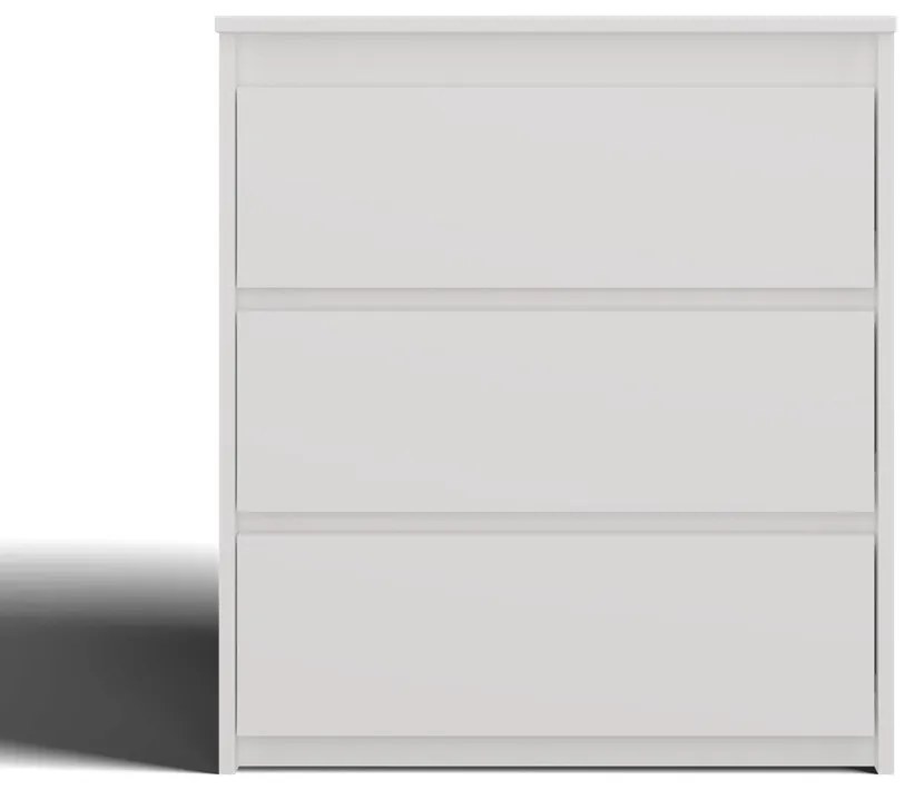 Drohmo K3 fiókos szekrény, 70x78x43 cm, fehér