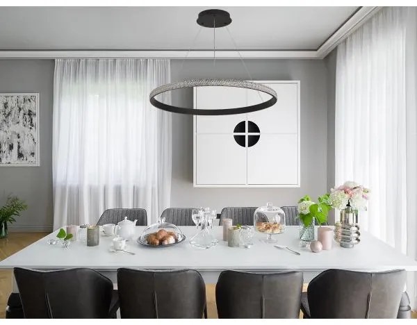 LED dimmelhető csillár zsinóron LED/55W/230V 3000-6500K + távirányítás