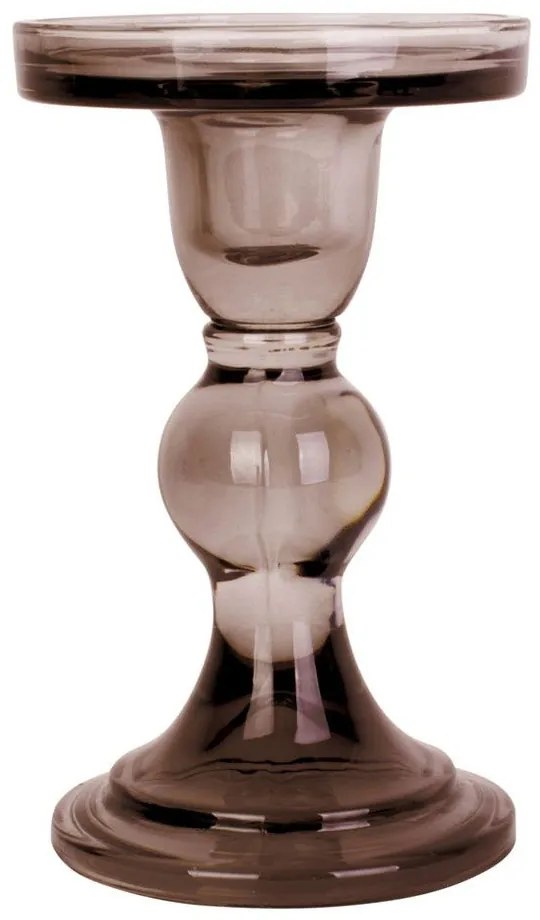 Art barna üveg gyertyatartó - PT LIVING