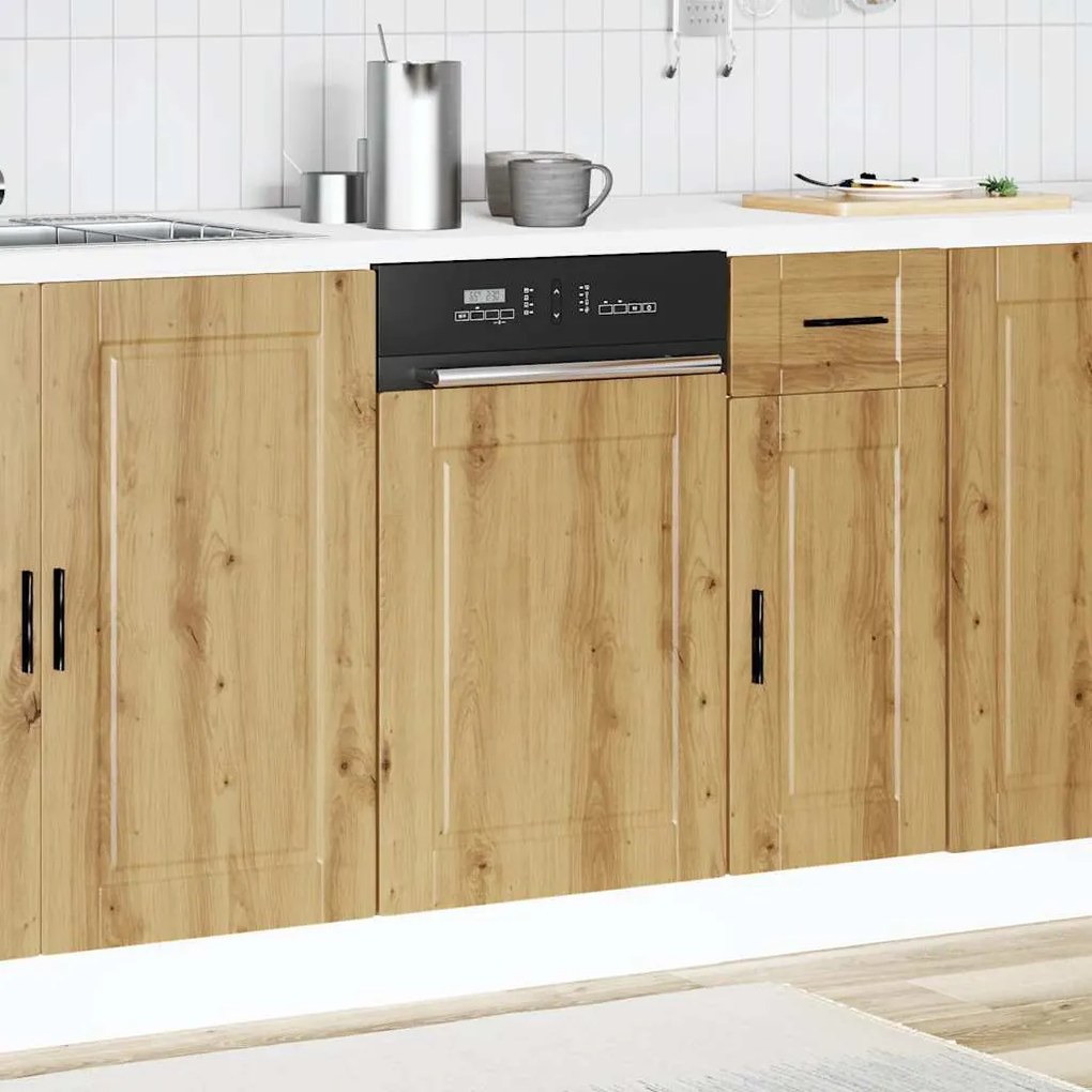 mosogatógép panel Porto&quot; Artisan Oak Mérnöki faanyagok&quot;