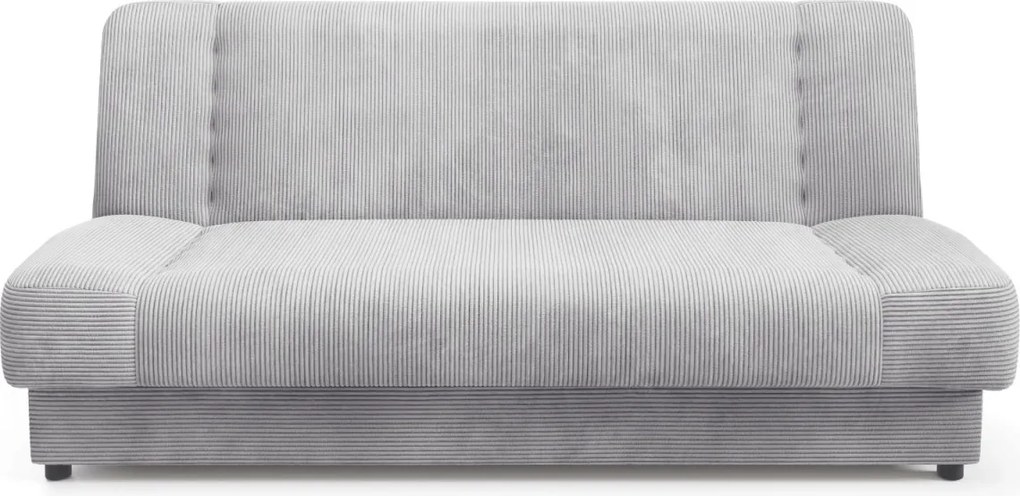 Kihúzható kanapé szürke színben sztruks kárpitozással - PIANO