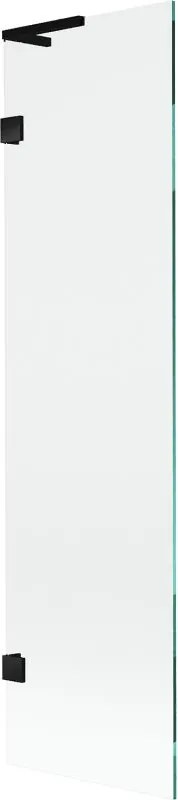 Mexen Lunar L egyajtós fürdőparaván 50 x 150 cm, átlátszó, fekete - 897L-050-000-70-00