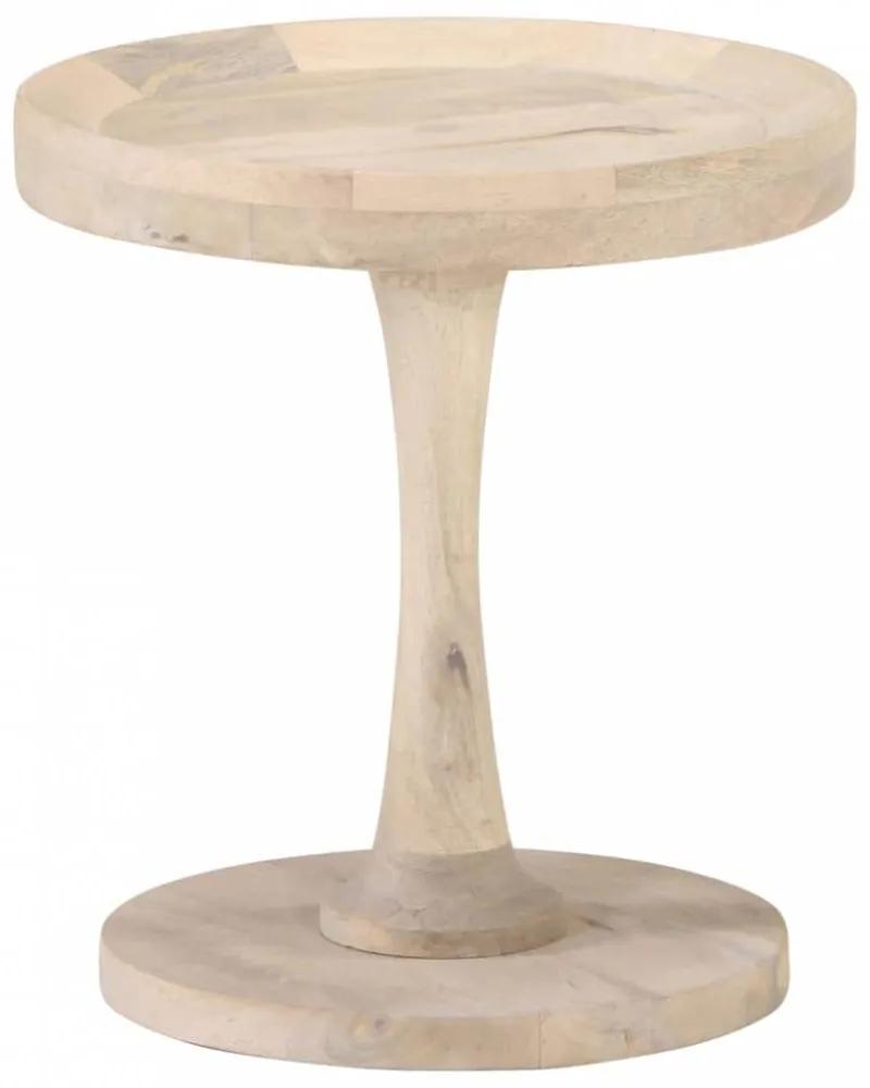Tömör mangófa kisasztal Ø40 x 45 cm