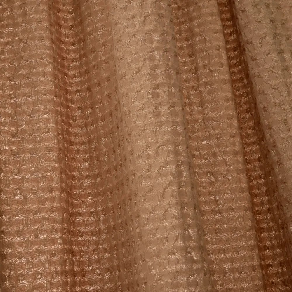 Barna fényáteresztő függöny 140x229 cm Muscat Waffle – Pineapple Elephant