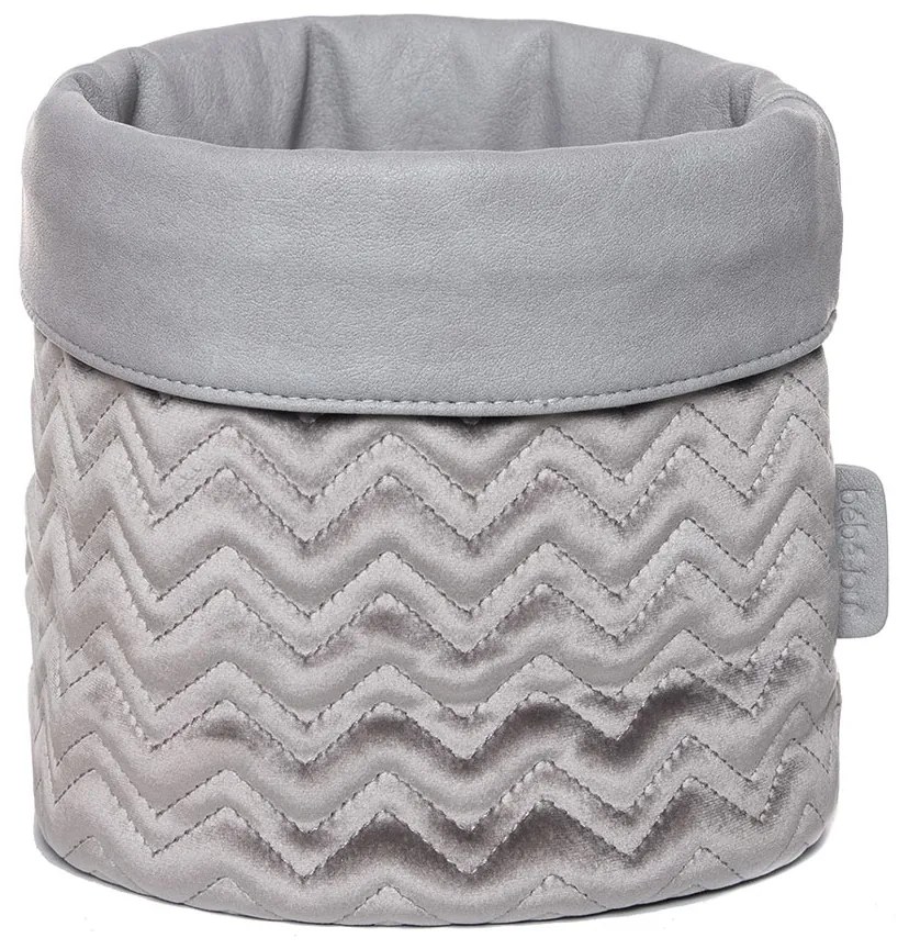 Textil tárolókosár babaápolási kellékre Bébé-Jou Fabulous Griffin Grey