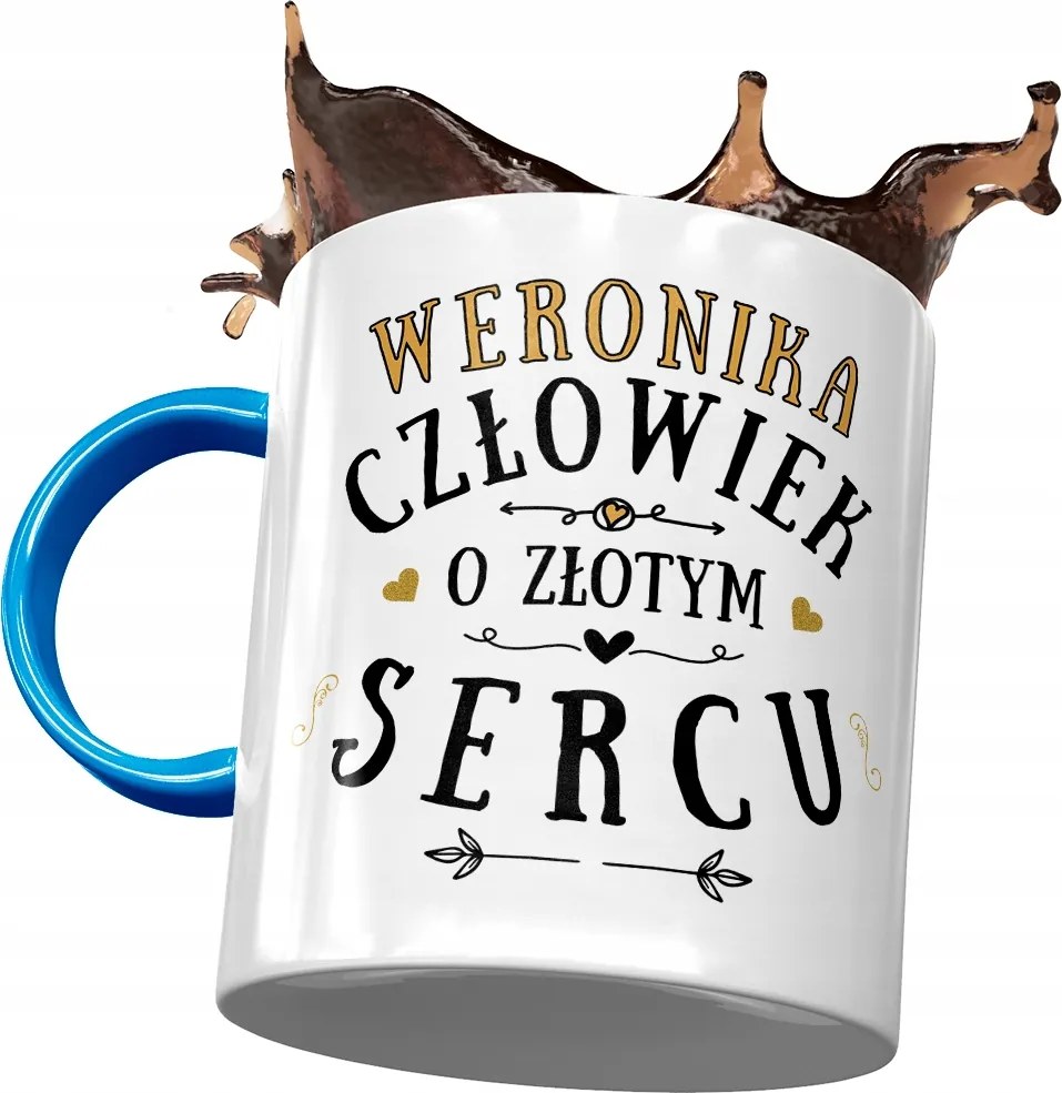 Kék Bögre Veronika Nővérek Feleség Ajándék Nyomtatott Fotóval