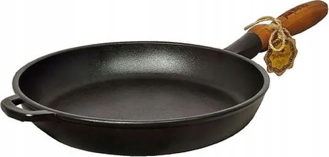 Classic öntöttvas serpenyő 24 cm átmérővel, ergonomikus fogantyúval